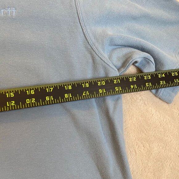 Carhartt Mens Polo Shirt Large Blue 100% Cotton Casual Wear Durable - Picture 4 of 11